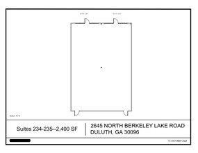 2645 N Berkeley Lake Rd, Duluth, GA en alquiler Plano del sitio- Imagen 1 de 1