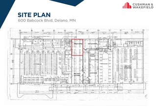 600 Babcock Blvd E, Delano, MN en alquiler Plano de la planta- Imagen 1 de 1