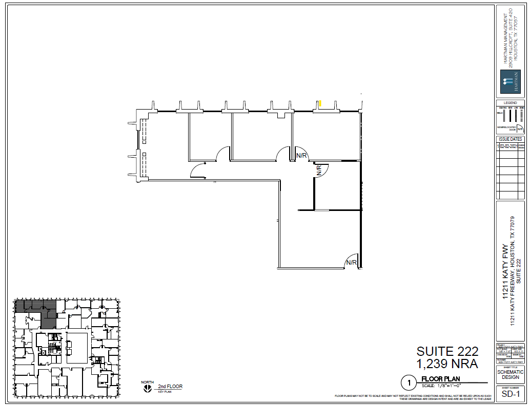 11211 Katy Fwy, Houston, TX en alquiler Plano de la planta- Imagen 1 de 1