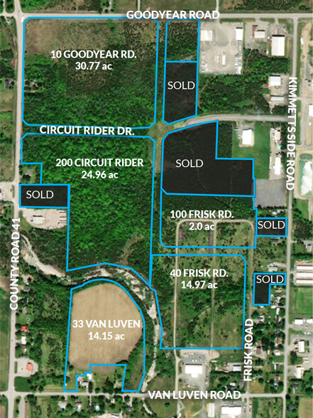 200 Circuit Rider Dr, Greater Napanee, ON en venta - Plano del sitio - Imagen 2 de 2