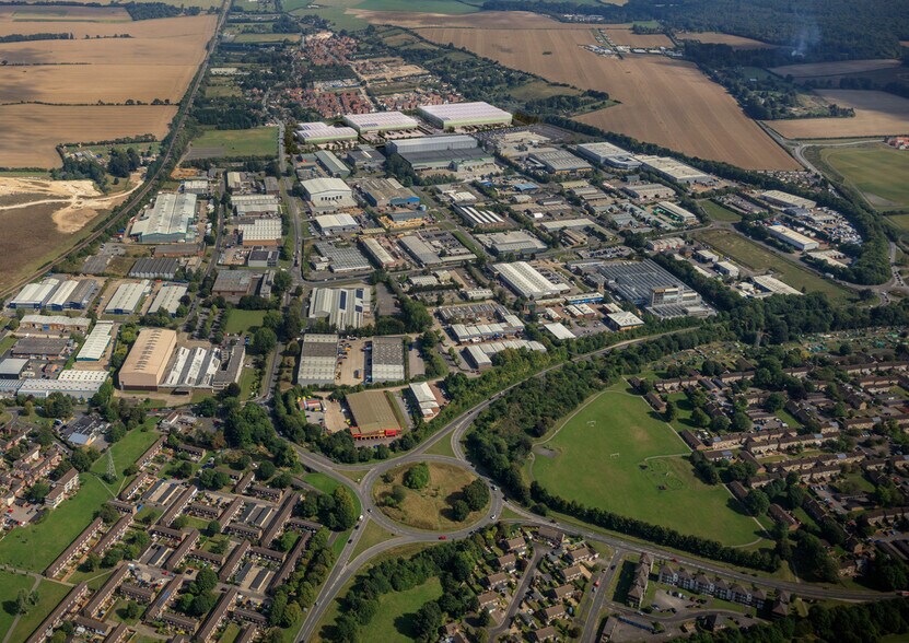 Walworth Rd, Andover en venta - Vista aérea - Imagen 3 de 9