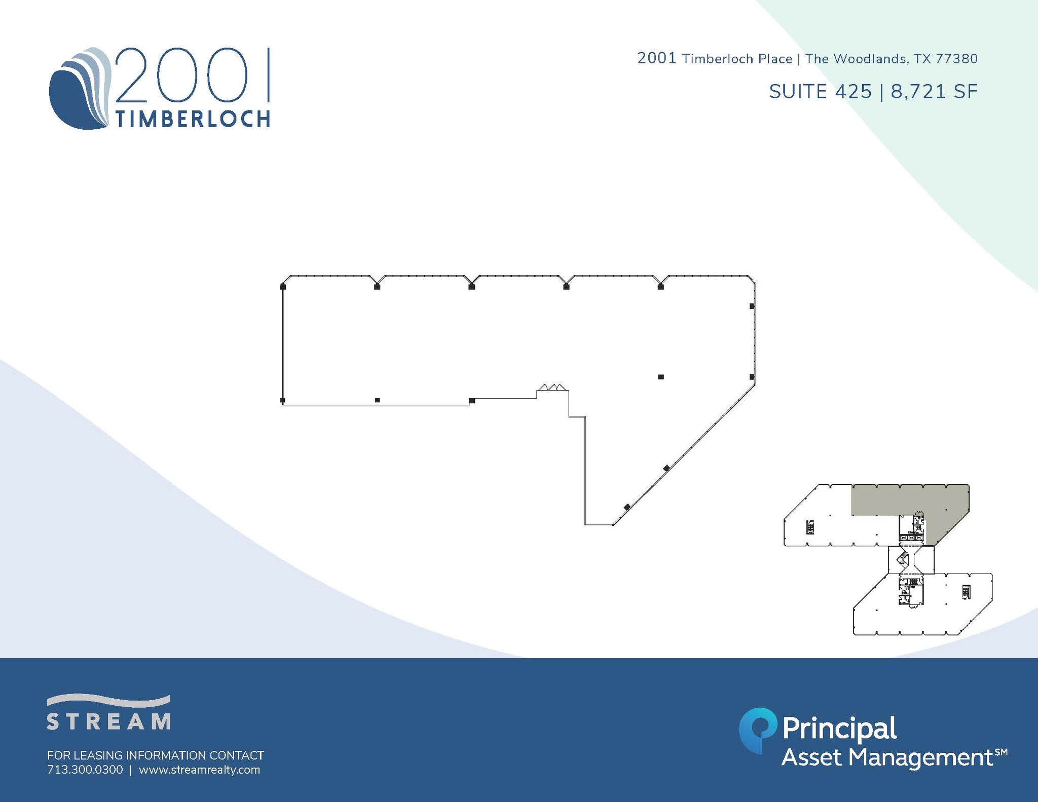 2001 Timberloch Pl, The Woodlands, TX en alquiler Plano de la planta- Imagen 1 de 1