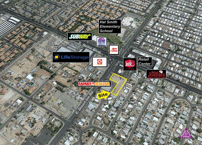 4915 E Desert Inn Rd, Las Vegas, NV en venta - Plano del sitio - Imagen 2 de 2