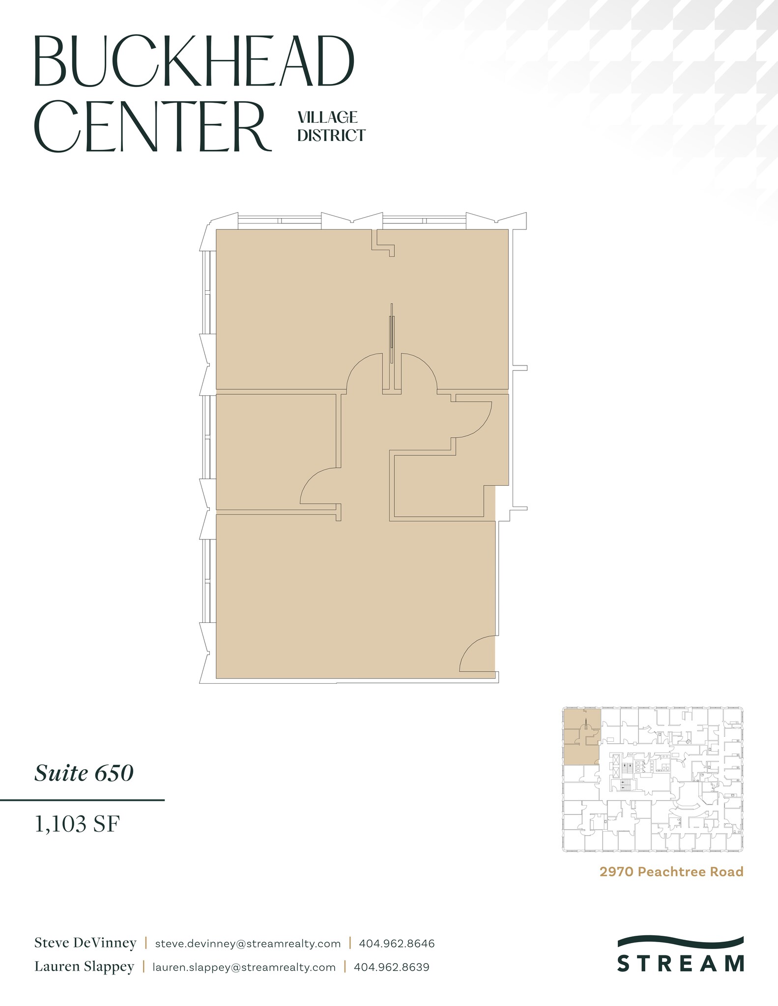 2970 Peachtree Rd NW, Atlanta, GA en alquiler Plano del sitio- Imagen 1 de 1