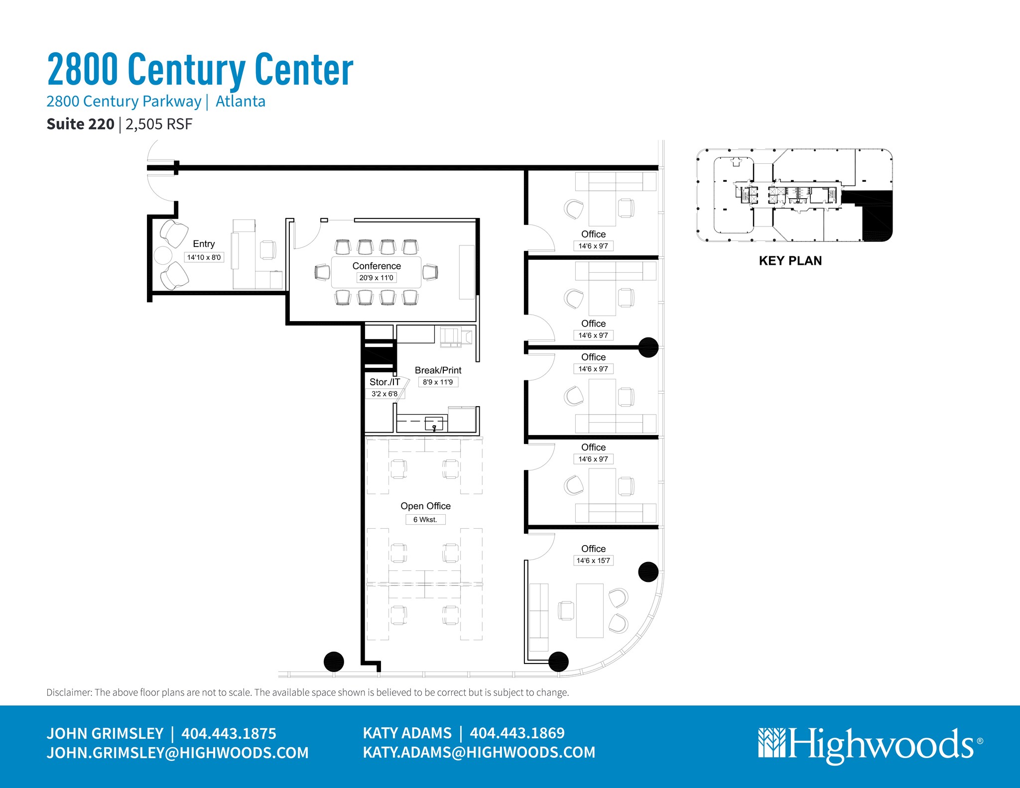 2800 Century Pky NE, Atlanta, GA en alquiler Plano del sitio- Imagen 1 de 1