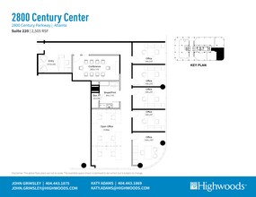 2800 Century Pky NE, Atlanta, GA en alquiler Plano del sitio- Imagen 1 de 1