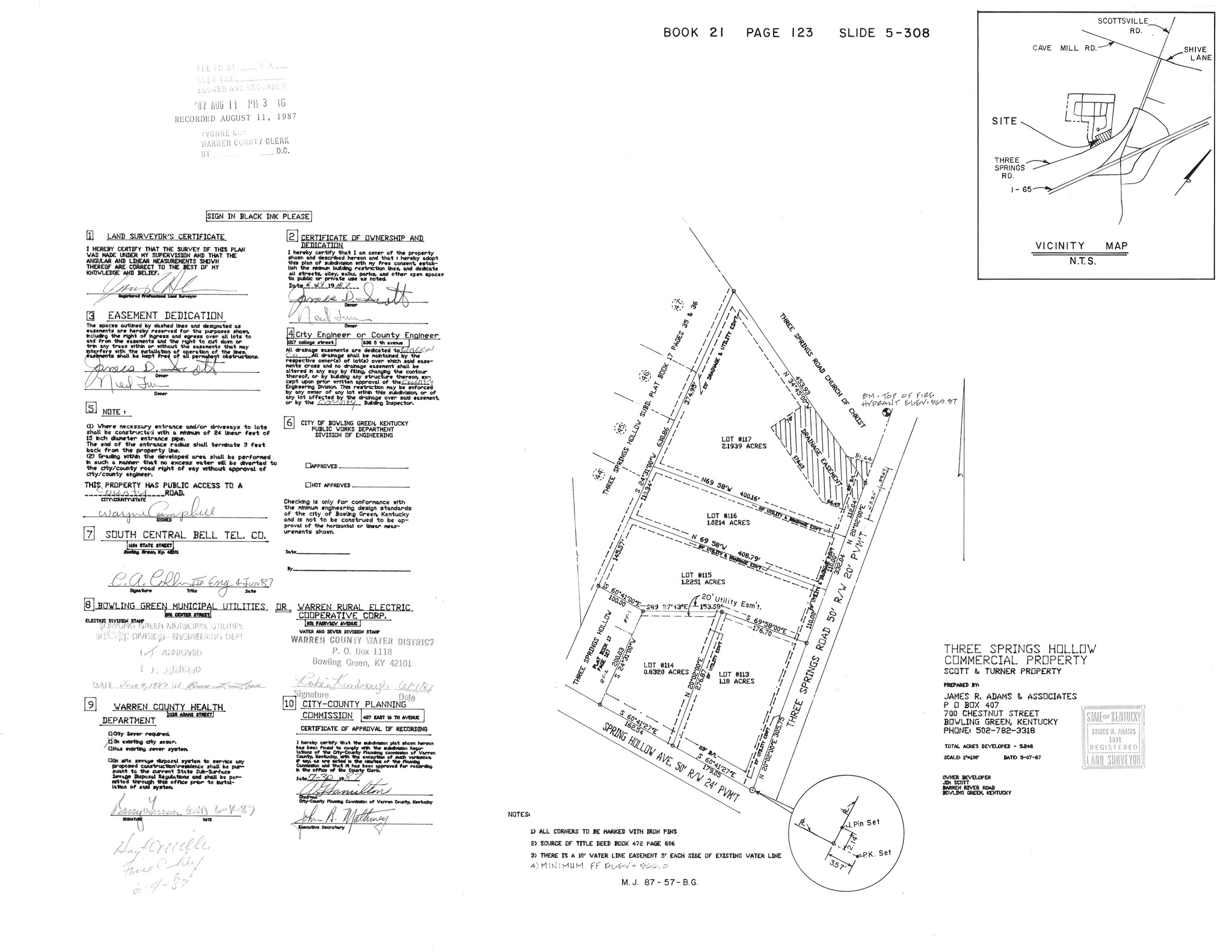 475 Three Springs rd, Bowling Green, KY en alquiler Plano del sitio- Imagen 1 de 13