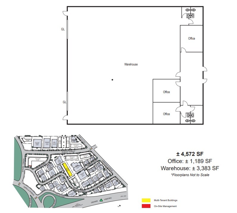 1591 S Sinclair St, Anaheim, CA en alquiler Plano de la planta- Imagen 1 de 1