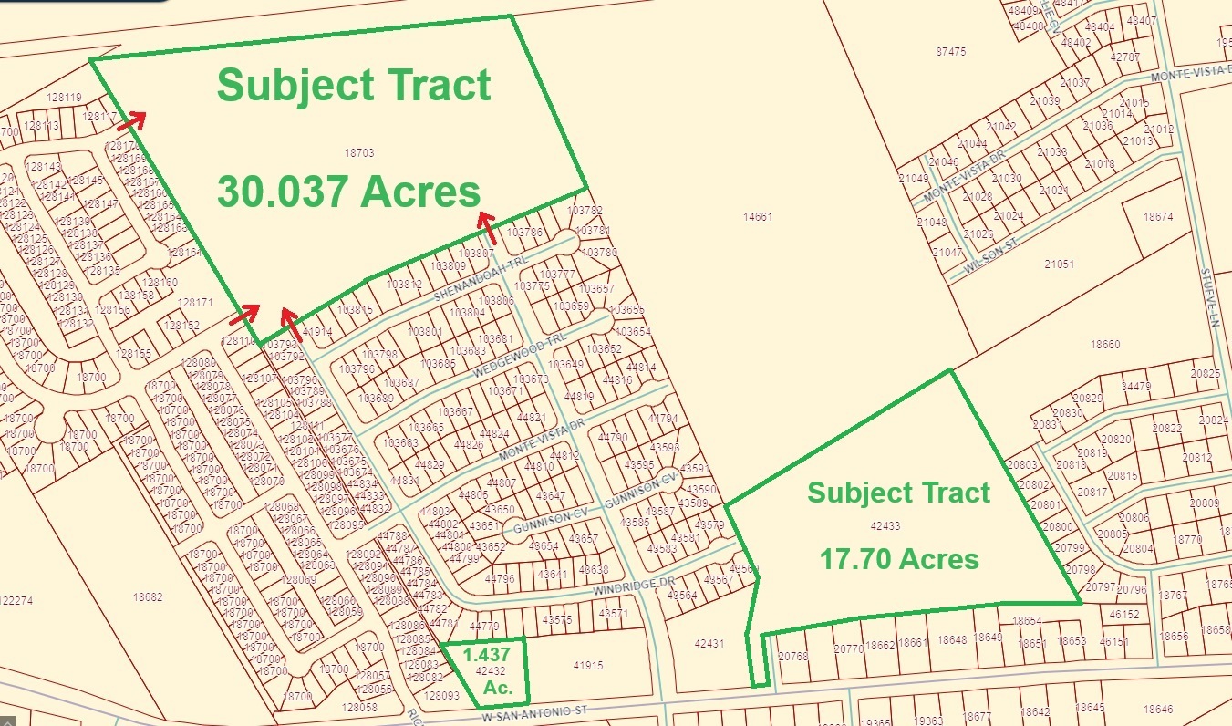 1503 W. San Antonio St., Lockhart, TX en venta Plano de solar- Imagen 1 de 6