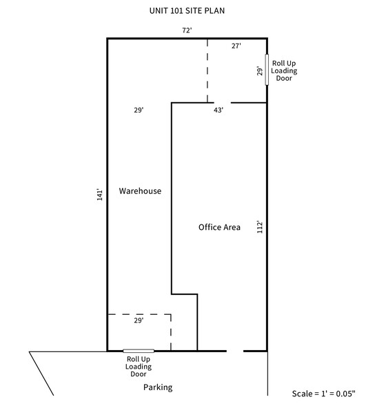 3957 S Hill St, Los Angeles, CA en alquiler - Plano del sitio - Imagen 3 de 5