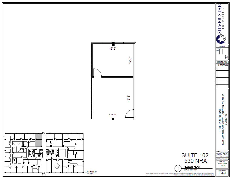 2000 N Loop Fwy W, Houston, TX en alquiler Plano de la planta- Imagen 1 de 1