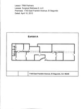 1140 E Franklin Ave, El Segundo, CA en alquiler Plano del sitio- Imagen 2 de 2