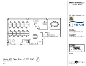 645 N Michigan Ave, Chicago, IL en alquiler Plano de la planta- Imagen 1 de 1