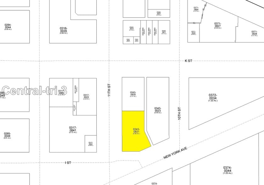 1099 New York Ave NW, Washington, DC en alquiler - Plano de solar - Imagen 2 de 10