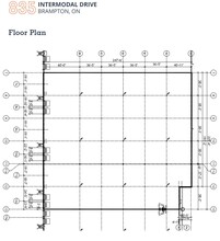 835 Intermodal Dr, Brampton, ON en alquiler Plano de la planta- Imagen 1 de 1