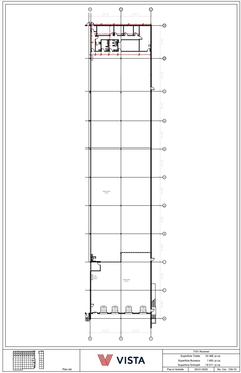10101 Boul Louis-H.-La Fontaine, Montréal, QC en alquiler Plano de la planta- Imagen 1 de 1