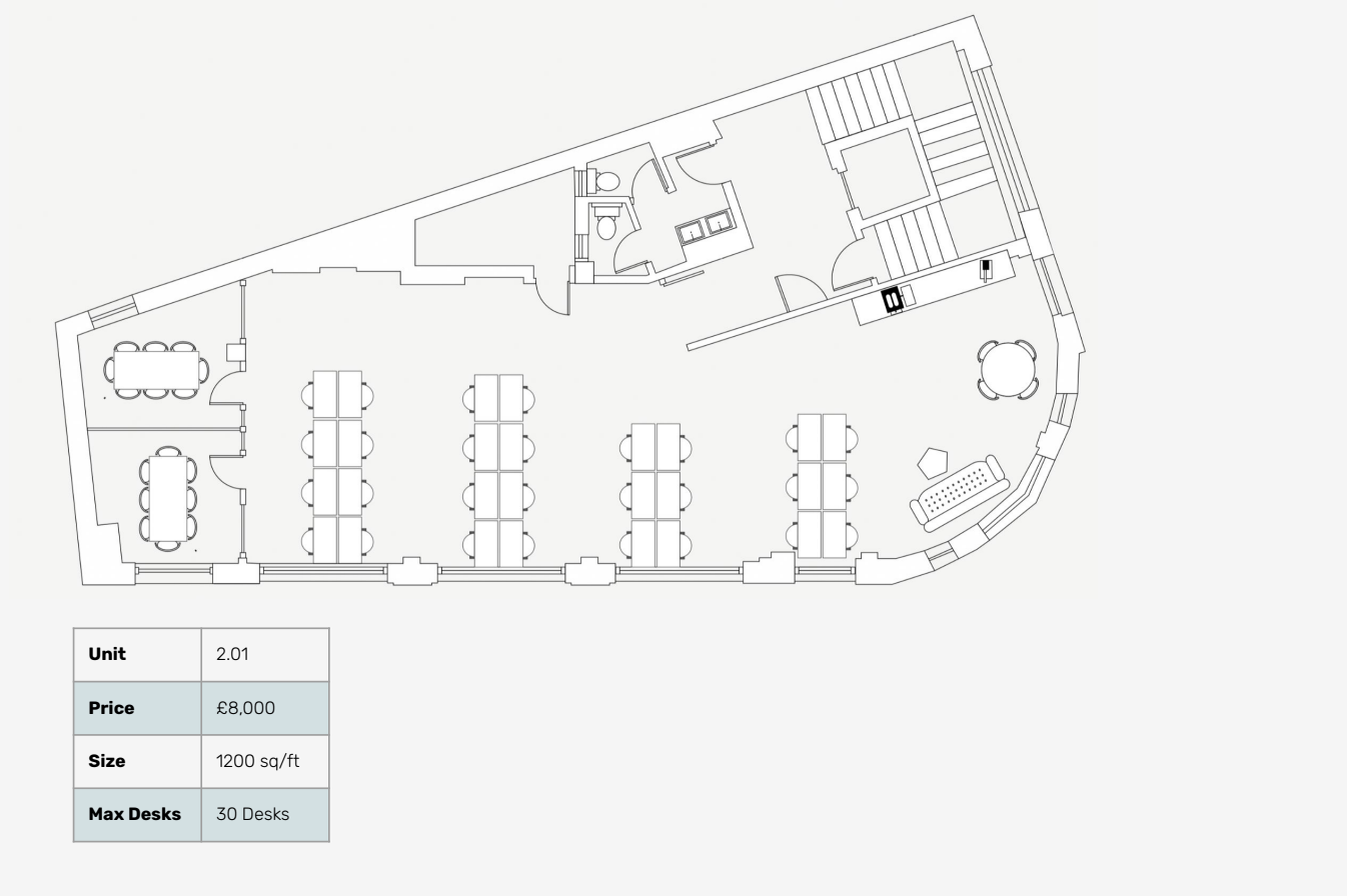 55 Southwark St, London en alquiler Plano de la planta- Imagen 1 de 2