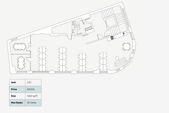 55 Southwark St, London en alquiler Plano de la planta- Imagen 1 de 2