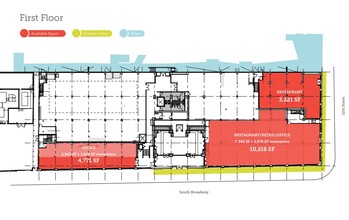 1111 S Broadway, Los Angeles, CA en alquiler Plano de la planta- Imagen 1 de 1