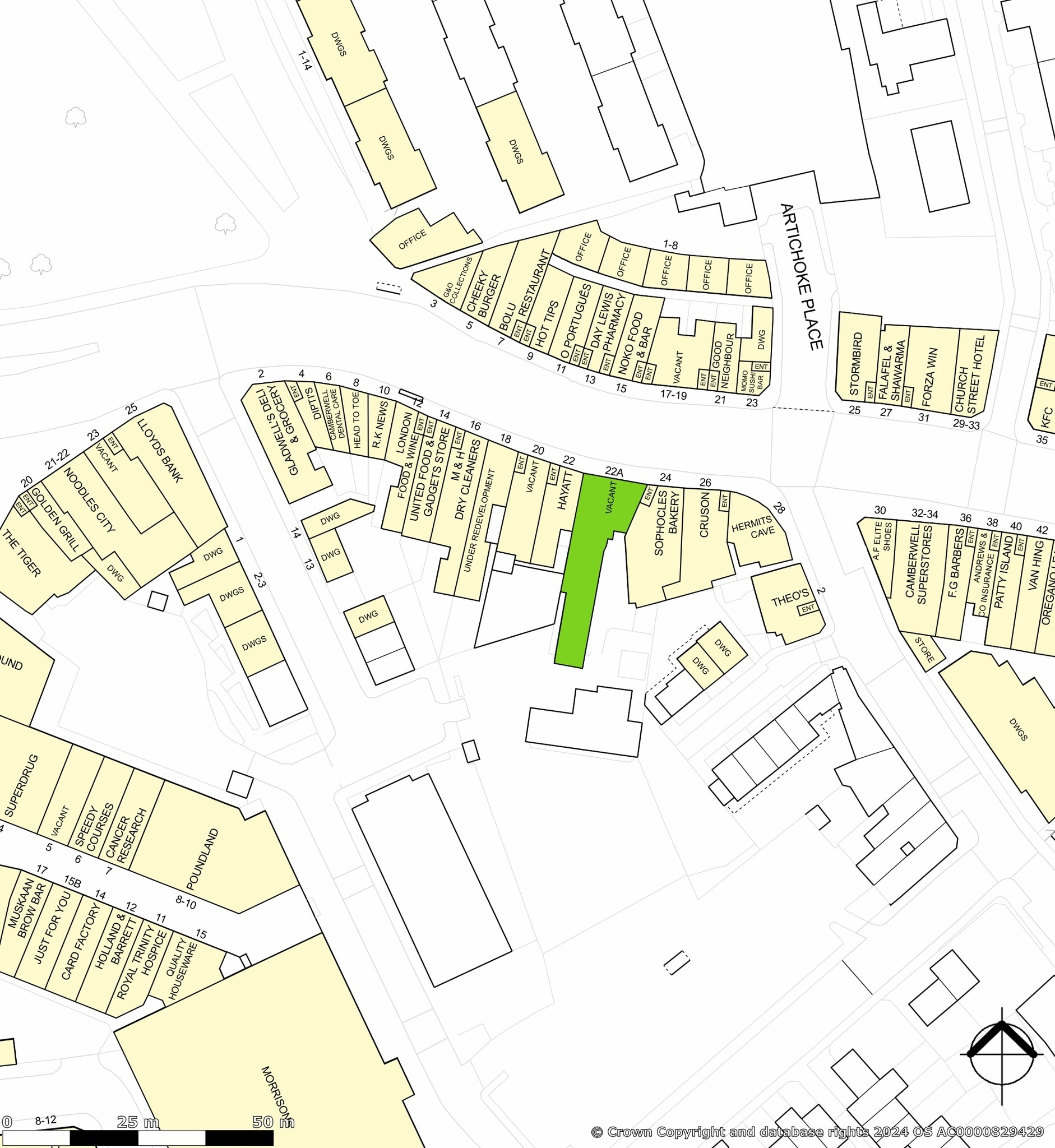 22A Camberwell Church St, London en alquiler Plano del sitio- Imagen 1 de 1