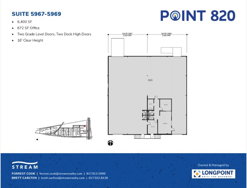 5721 E Rosedale St, Fort Worth, TX en alquiler Plano de la planta- Imagen 1 de 1