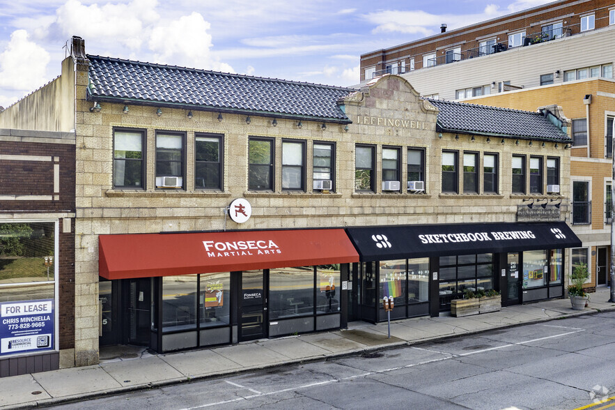 821-825 Chicago Ave, Evanston, IL en alquiler - Foto del edificio - Imagen 1 de 3