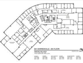 801 Warrenville Rd, Lisle, IL en alquiler Plano de la planta- Imagen 2 de 2