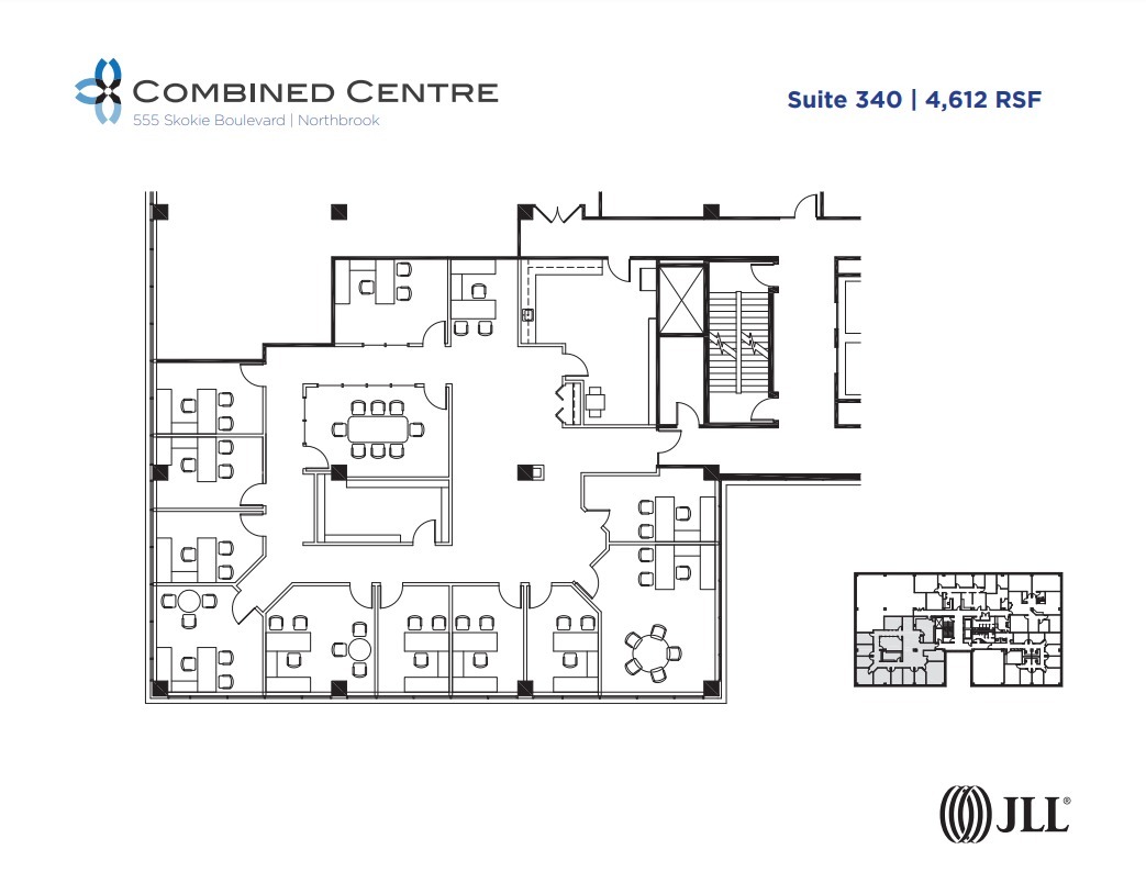 707 Skokie Blvd, Northbrook, IL en alquiler Plano de la planta- Imagen 1 de 1