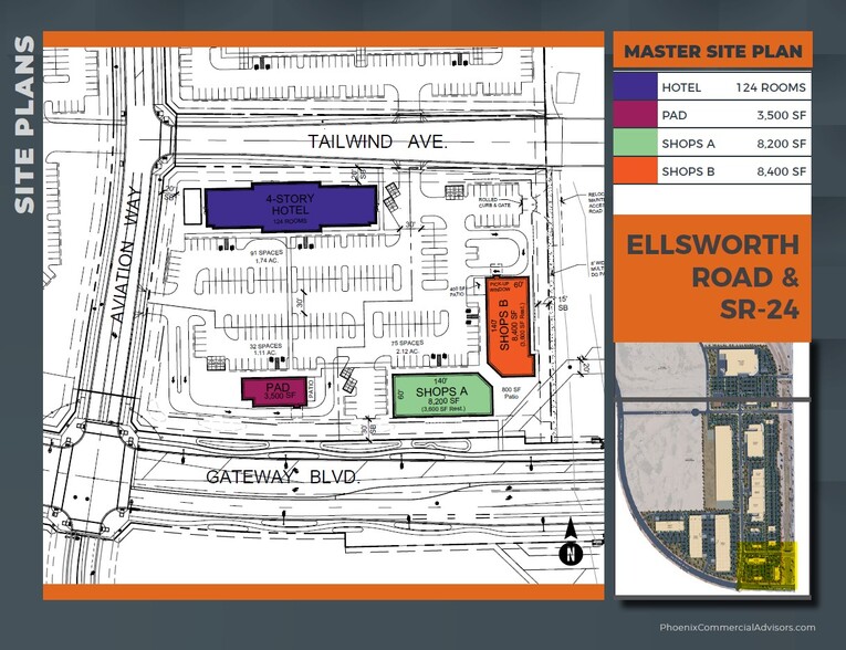 SWC Ellsworth Rd & SR-24, Mesa, AZ en venta - Foto del edificio - Imagen 3 de 5