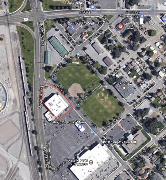 1001 N 7th Ave, Pocatello, ID en alquiler - Vista aérea - Imagen 3 de 3