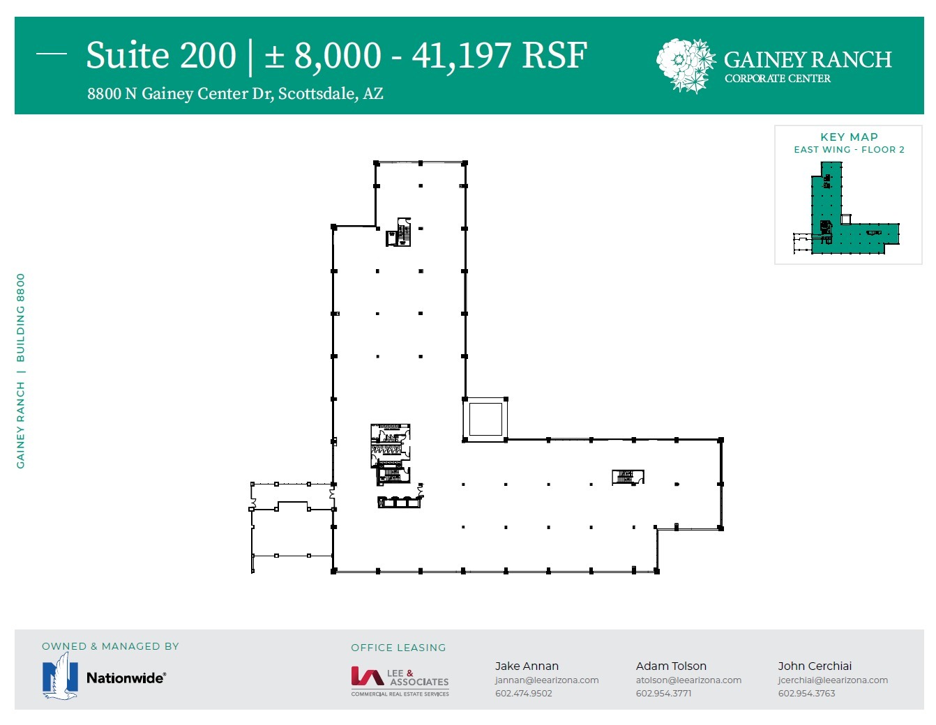 8800 N Gainey Center Dr, Scottsdale, AZ en alquiler Plano de la planta- Imagen 1 de 1