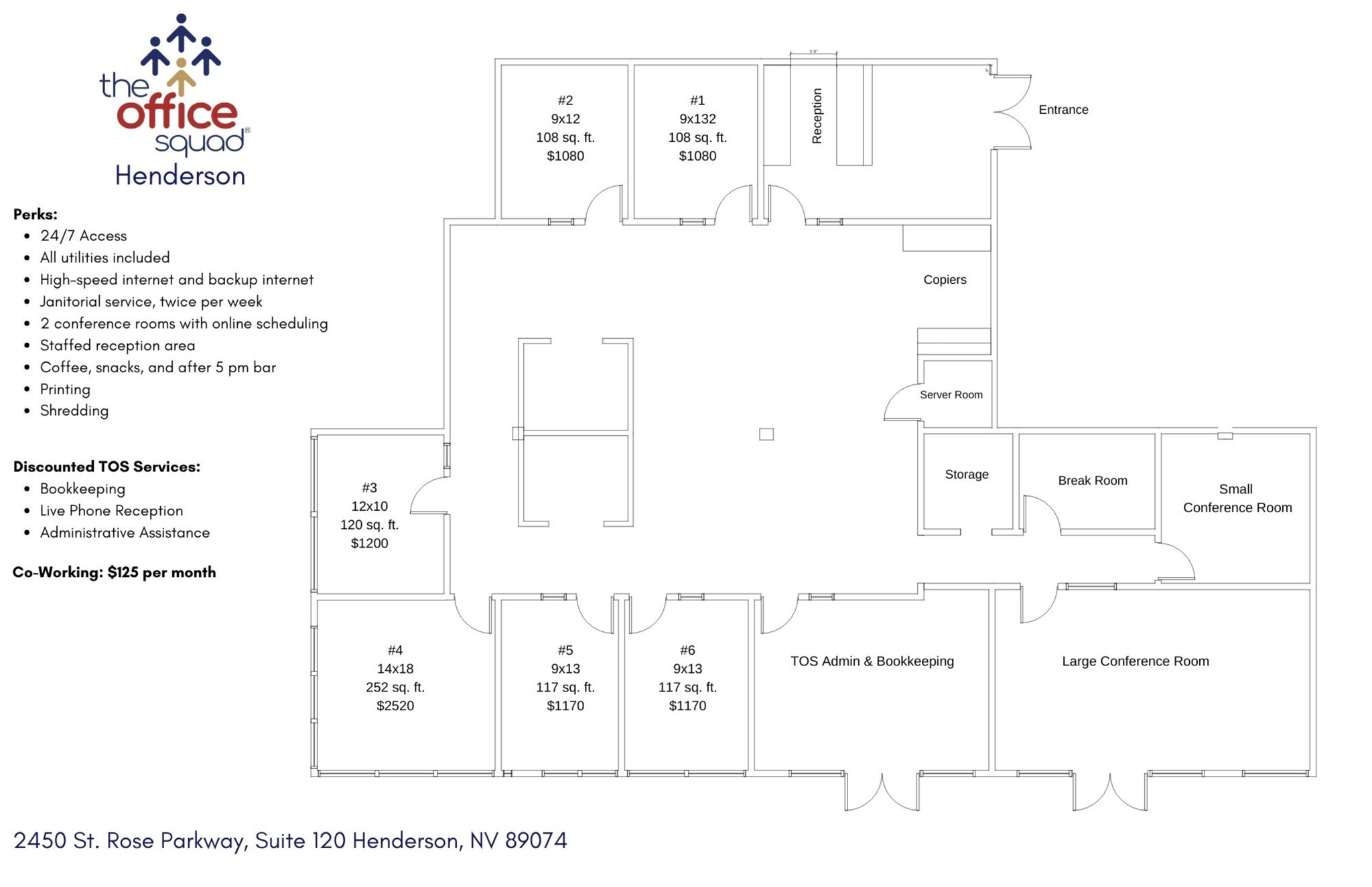 2450 St. Rose Pky, Henderson, NV en alquiler Plano del sitio- Imagen 1 de 1