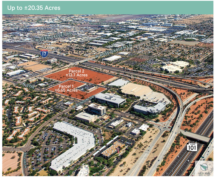 SWC I-17 & Rose Garden Ln, Phoenix, AZ en alquiler - Vista aérea - Imagen 1 de 3