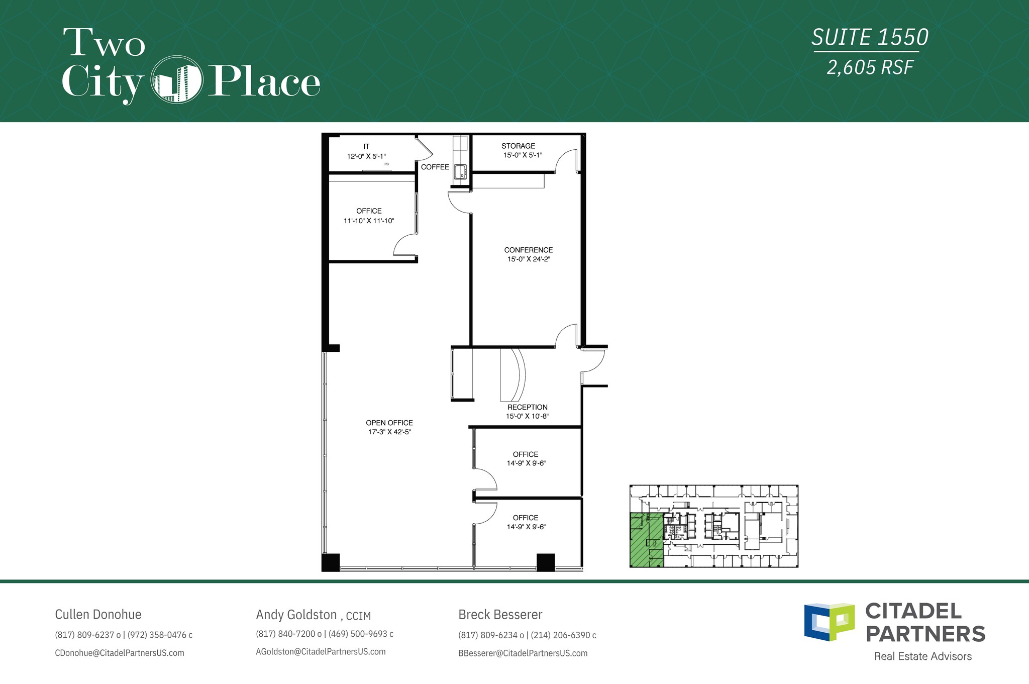 100 Throckmorton St, Fort Worth, TX en alquiler Plano de la planta- Imagen 1 de 1