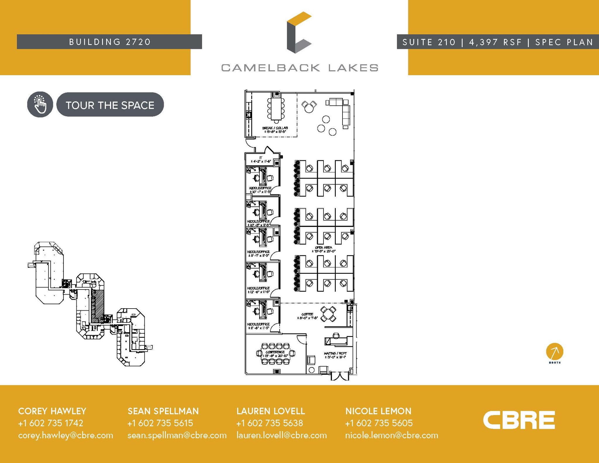 2850 E Camelback Rd, Phoenix, AZ en alquiler Plano de la planta- Imagen 1 de 1