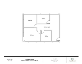 23603 Park Sorrento, Calabasas, CA en alquiler Plano de la planta- Imagen 2 de 7