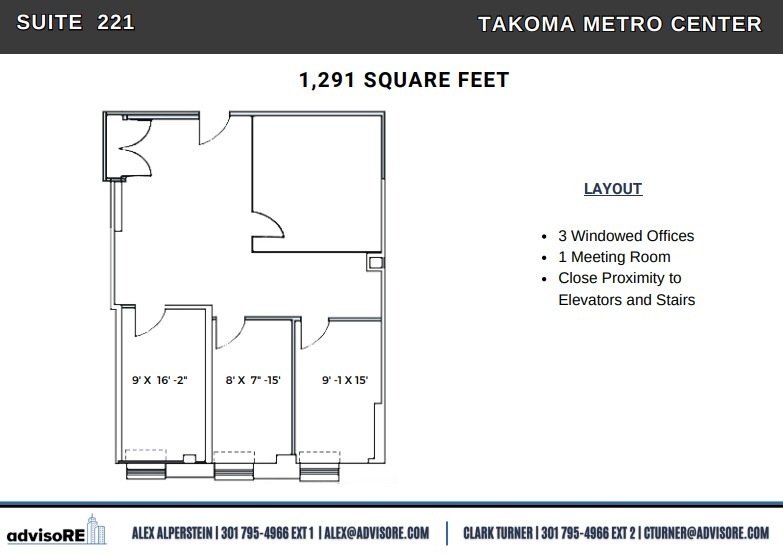 6856 Eastern Ave NW, Washington, DC en alquiler Plano de la planta- Imagen 1 de 1