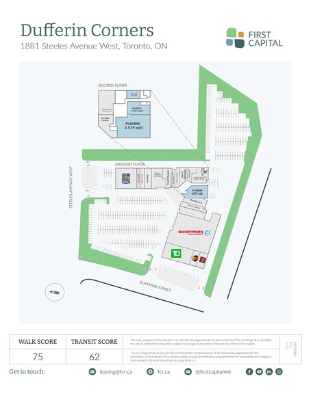 1881 Steeles Ave W, Toronto, ON en alquiler - Plano del sitio - Imagen 3 de 7