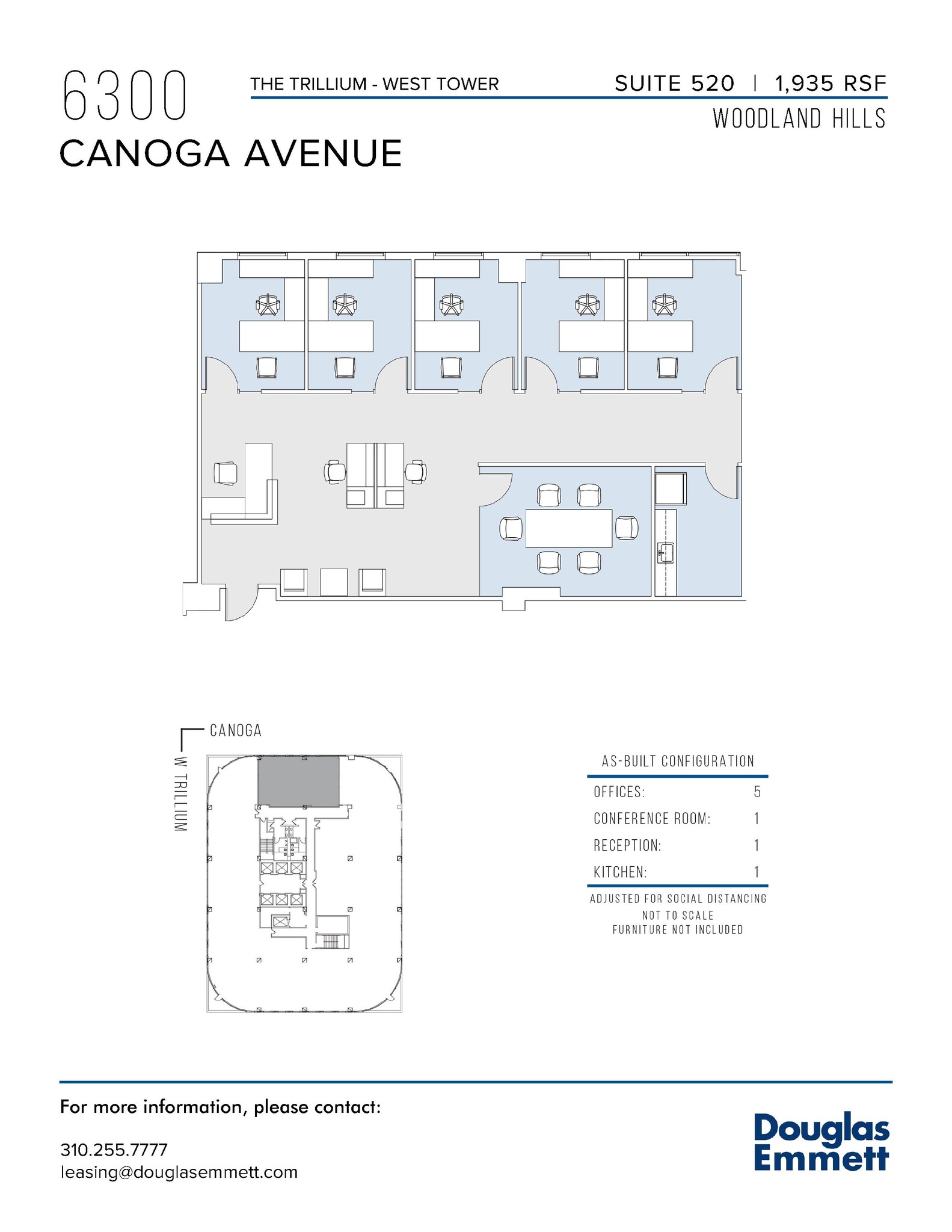 6300 Canoga Ave, Woodland Hills, CA en alquiler Plano de la planta- Imagen 1 de 1