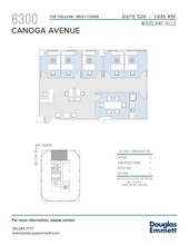 6300 Canoga Ave, Woodland Hills, CA en alquiler Plano de la planta- Imagen 1 de 1