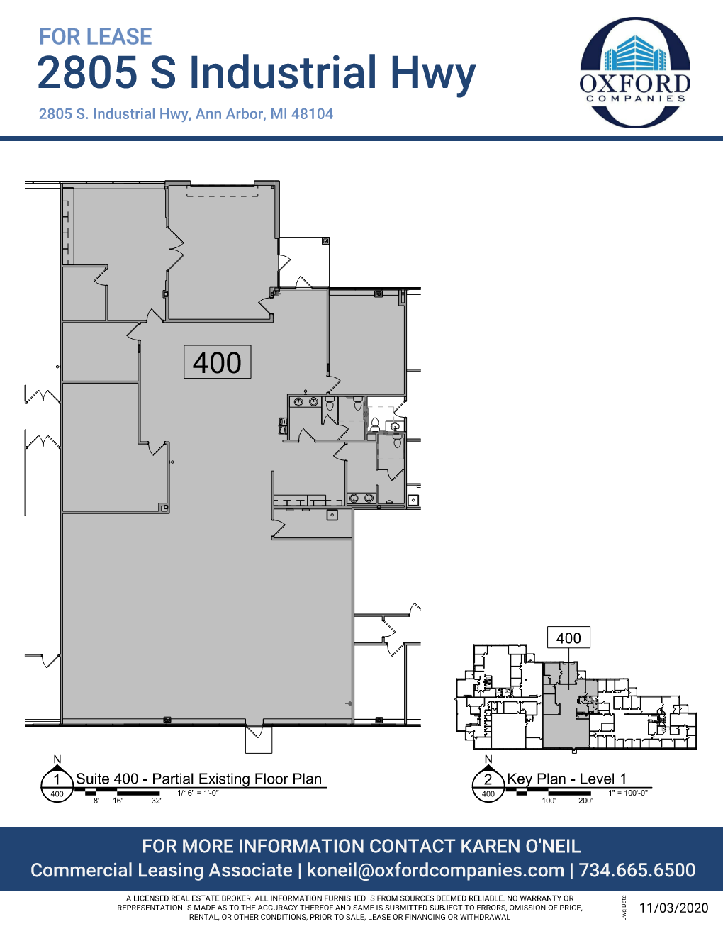 2805 S Industrial Hwy, Ann Arbor, MI en alquiler Plano de la planta- Imagen 1 de 8