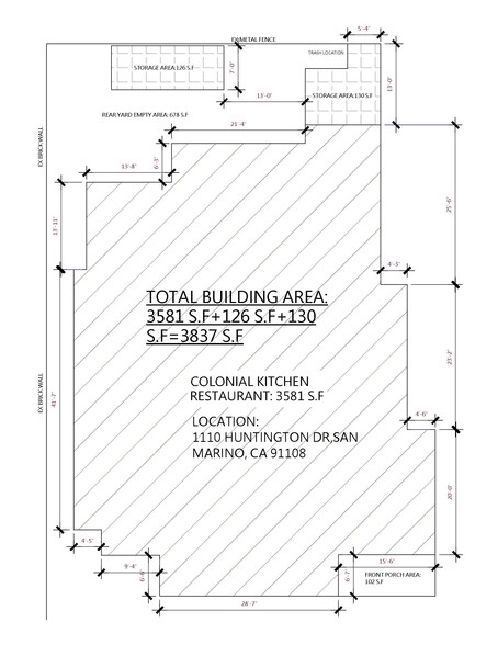 1110 Huntington Dr, San Marino, CA en venta - Plano de la planta - Imagen 3 de 4