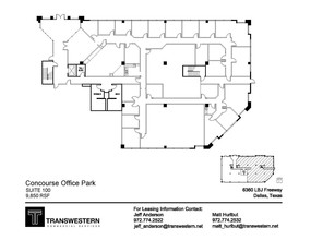 6350 LBJ Fwy, Dallas, TX en alquiler Plano de la planta- Imagen 1 de 1