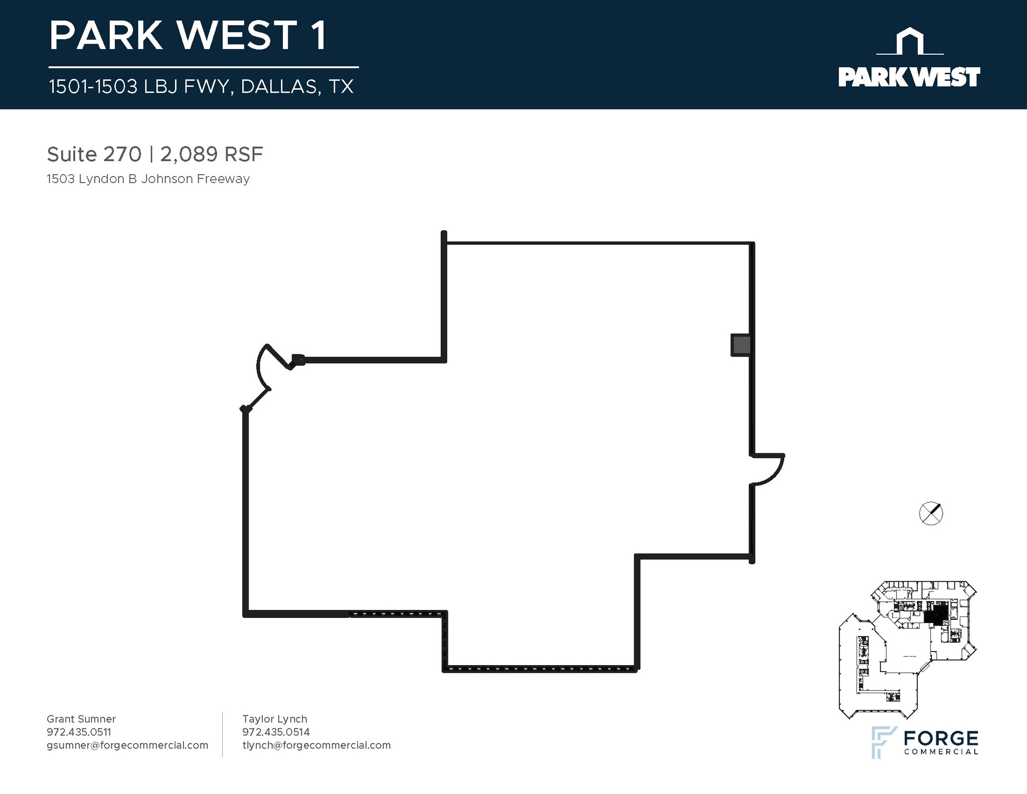 1501-1507 Lyndon B Johnson Fwy, Dallas, TX en alquiler Plano de la planta- Imagen 1 de 1