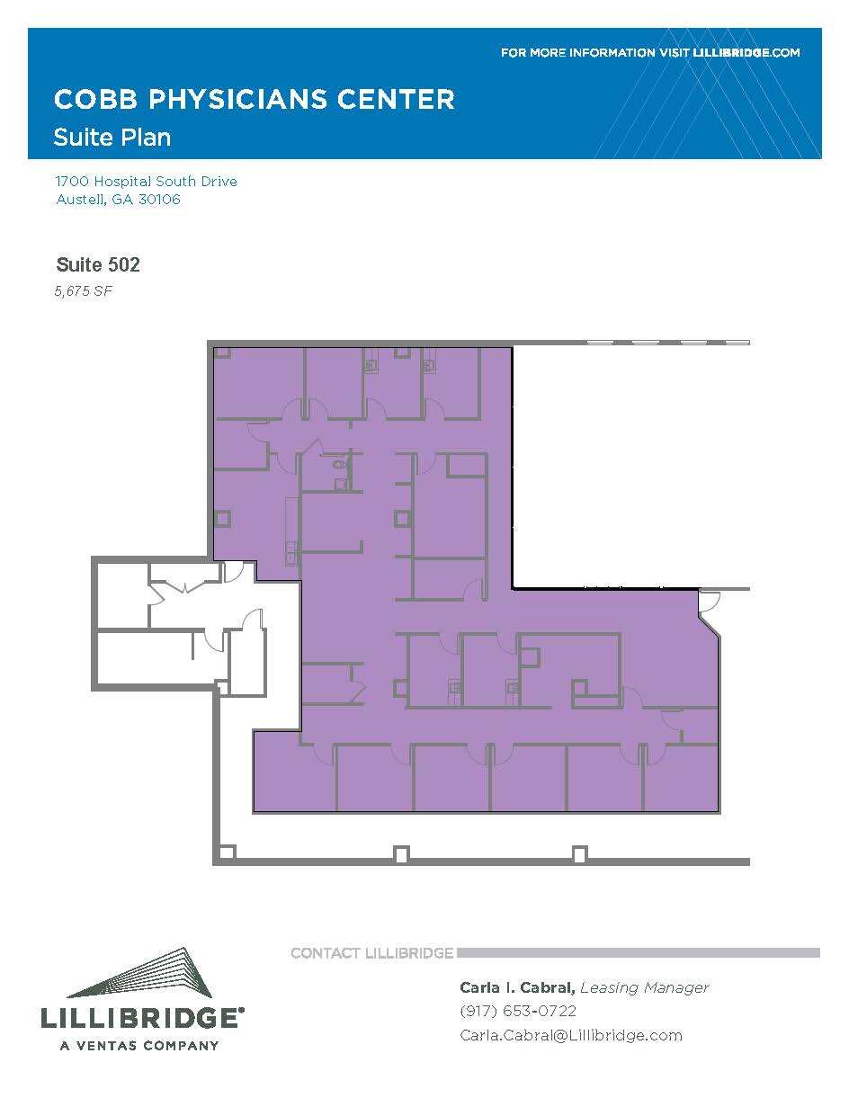 1700 Hospital South Dr, Austell, GA en alquiler Plano de la planta- Imagen 1 de 1