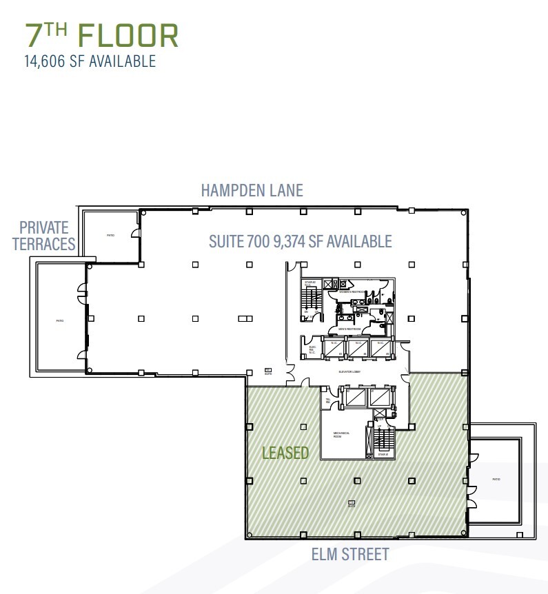 4800 Hampden Ln, Bethesda, MD en alquiler Plano de la planta- Imagen 1 de 1