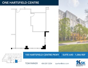 100 Hartsfield Centre Pky, Atlanta, GA en alquiler Plano del sitio- Imagen 1 de 1