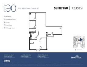 5090 N 40th St, Phoenix, AZ en alquiler Plano de la planta- Imagen 1 de 1