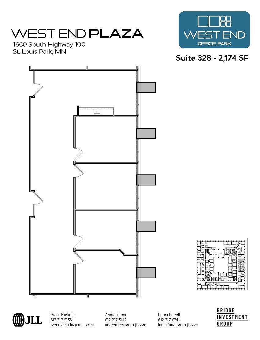 1665 Utica Ave S, Saint Louis Park, MN en alquiler Plano de la planta- Imagen 1 de 1