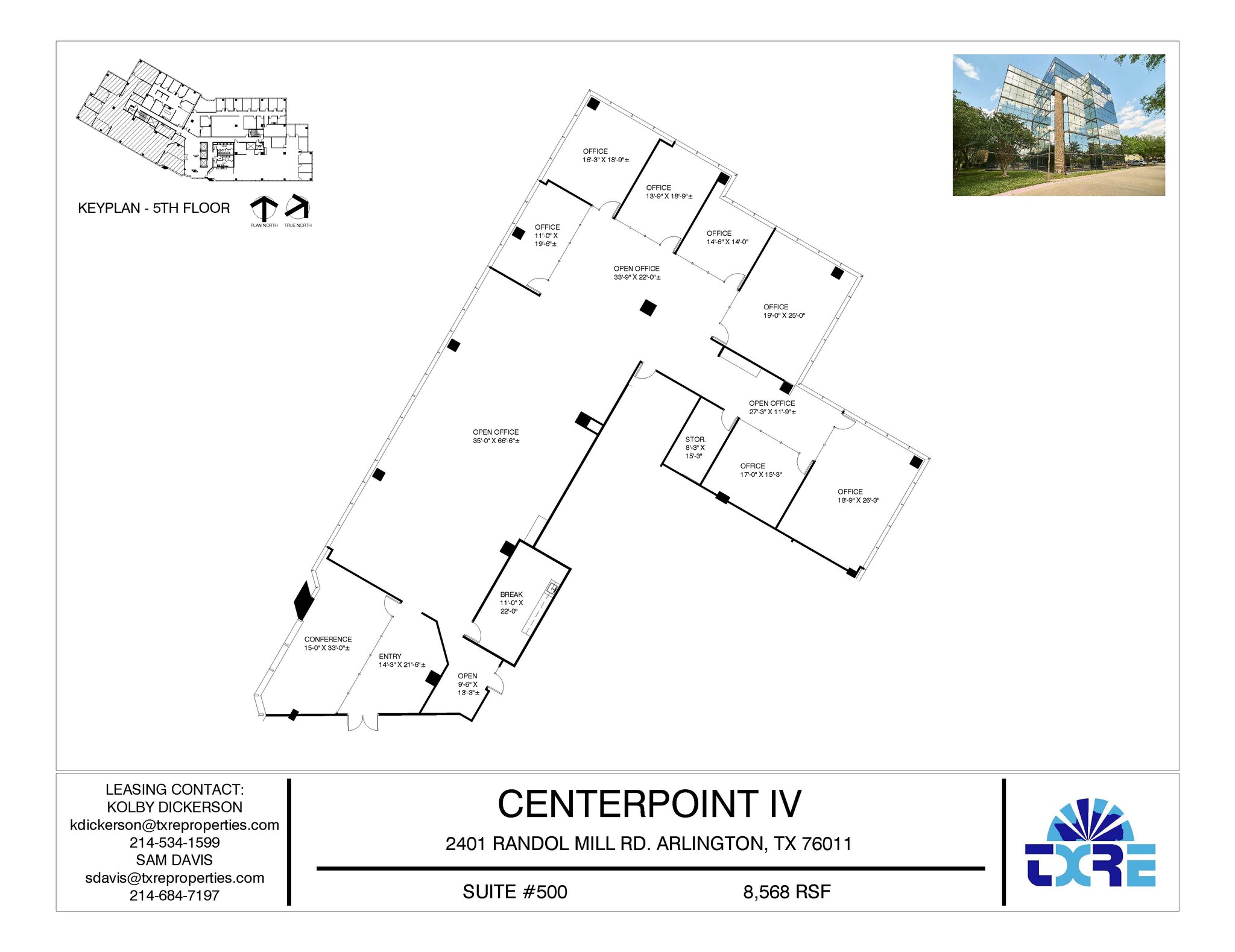 2401 E Randol Mill Rd, Arlington, TX en alquiler Plano de la planta- Imagen 1 de 3